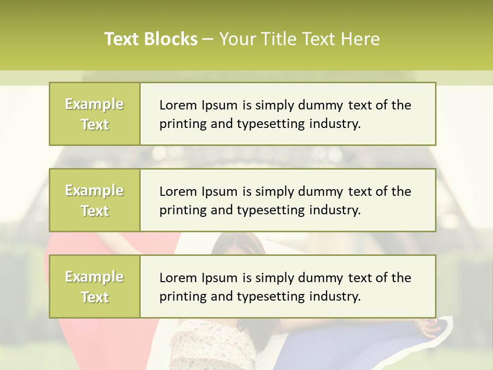Tour Young Eiffel PowerPoint Template