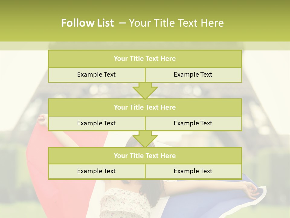 Tour Young Eiffel PowerPoint Template