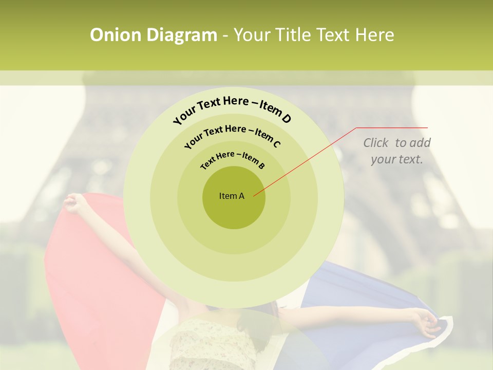 Tour Young Eiffel PowerPoint Template