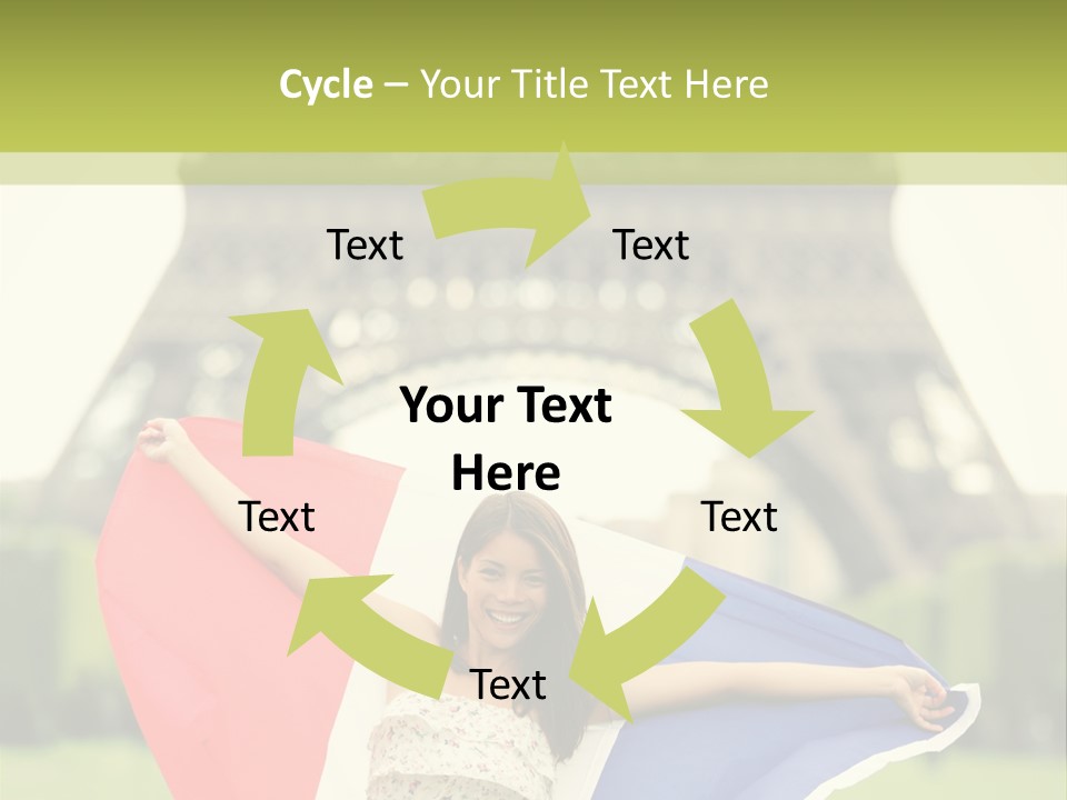 Tour Young Eiffel PowerPoint Template