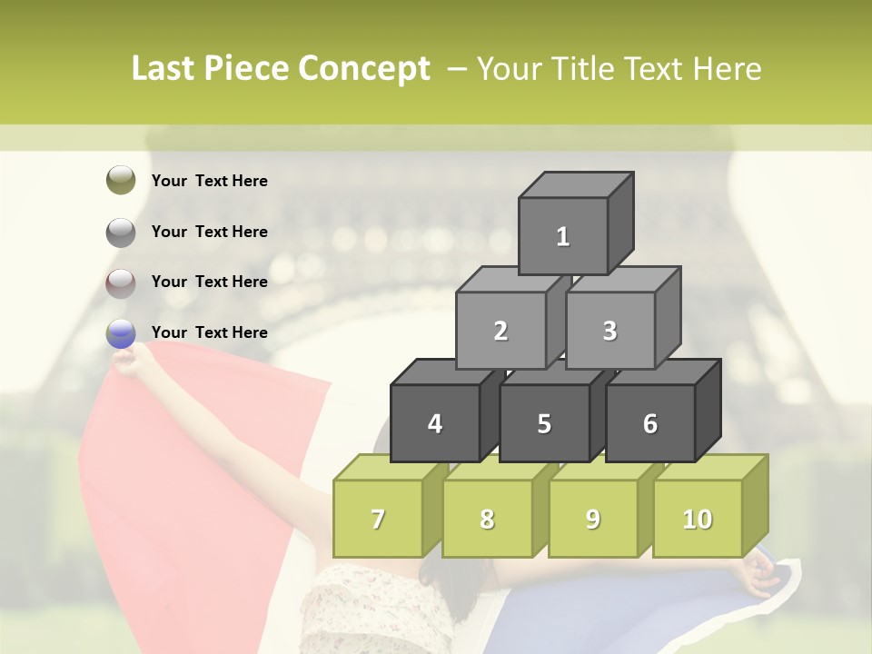 Tour Young Eiffel PowerPoint Template