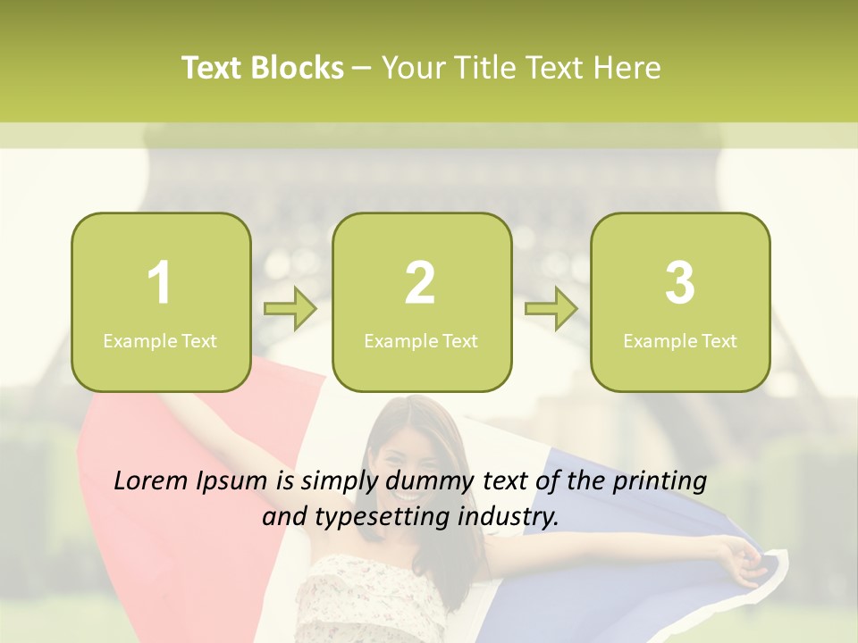 Tour Young Eiffel PowerPoint Template