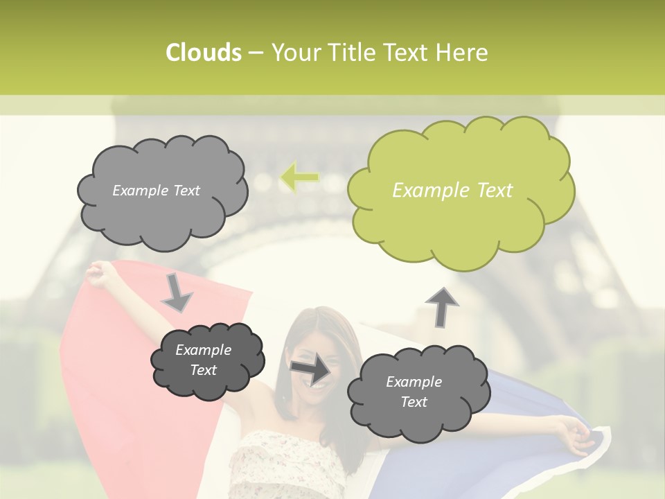 Tour Young Eiffel PowerPoint Template