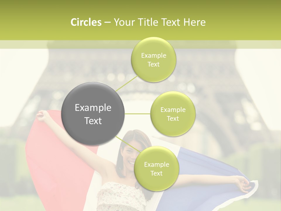 Tour Young Eiffel PowerPoint Template