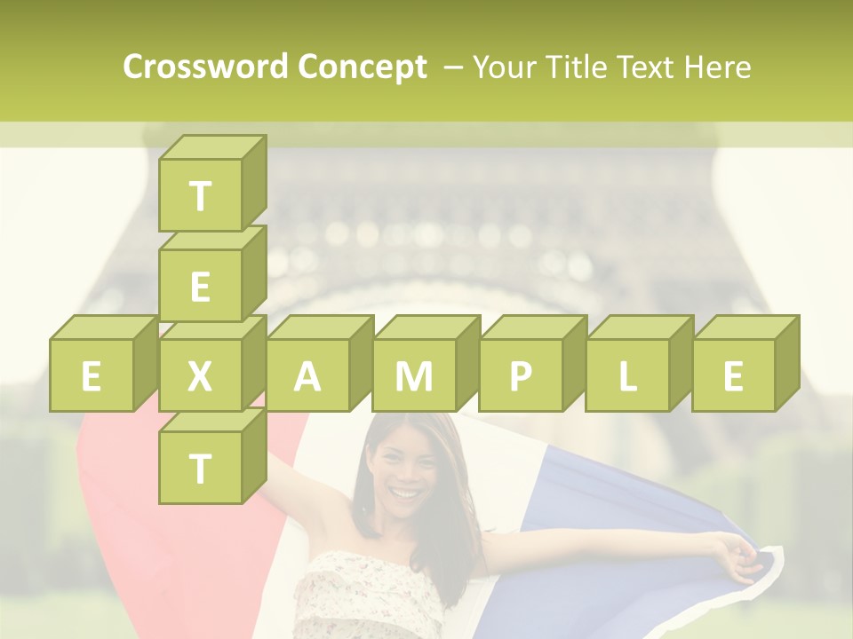 Tour Young Eiffel PowerPoint Template