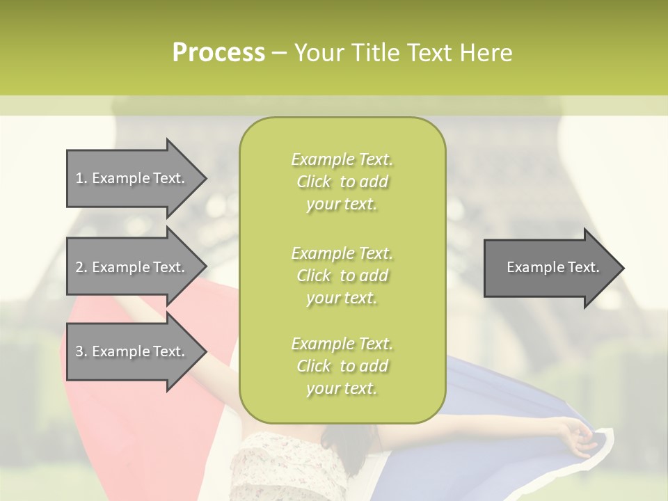 Tour Young Eiffel PowerPoint Template