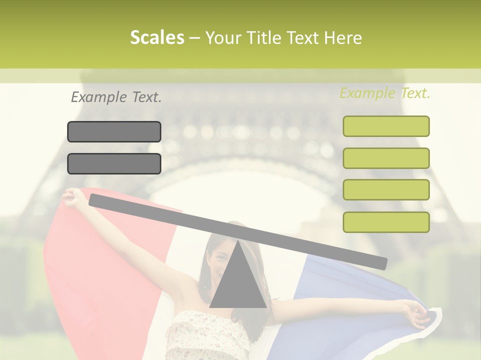 Tour Young Eiffel PowerPoint Template