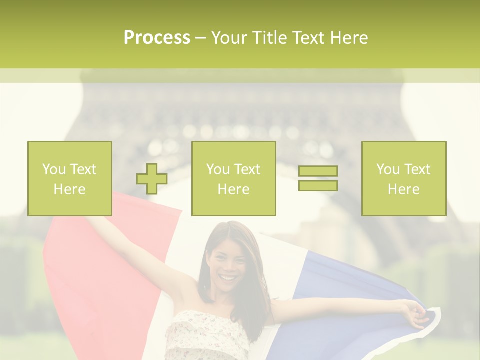 Tour Young Eiffel PowerPoint Template