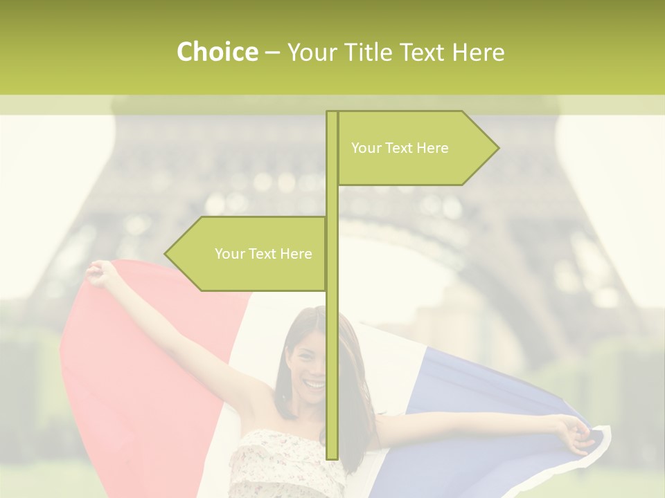 Tour Young Eiffel PowerPoint Template