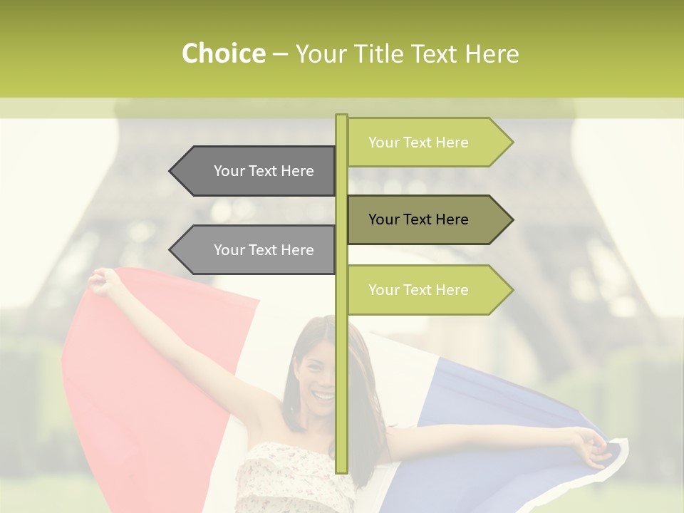 Tour Young Eiffel PowerPoint Template