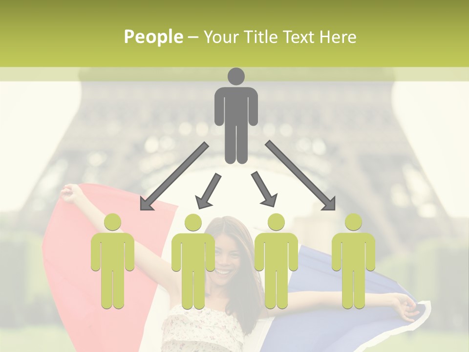 Tour Young Eiffel PowerPoint Template