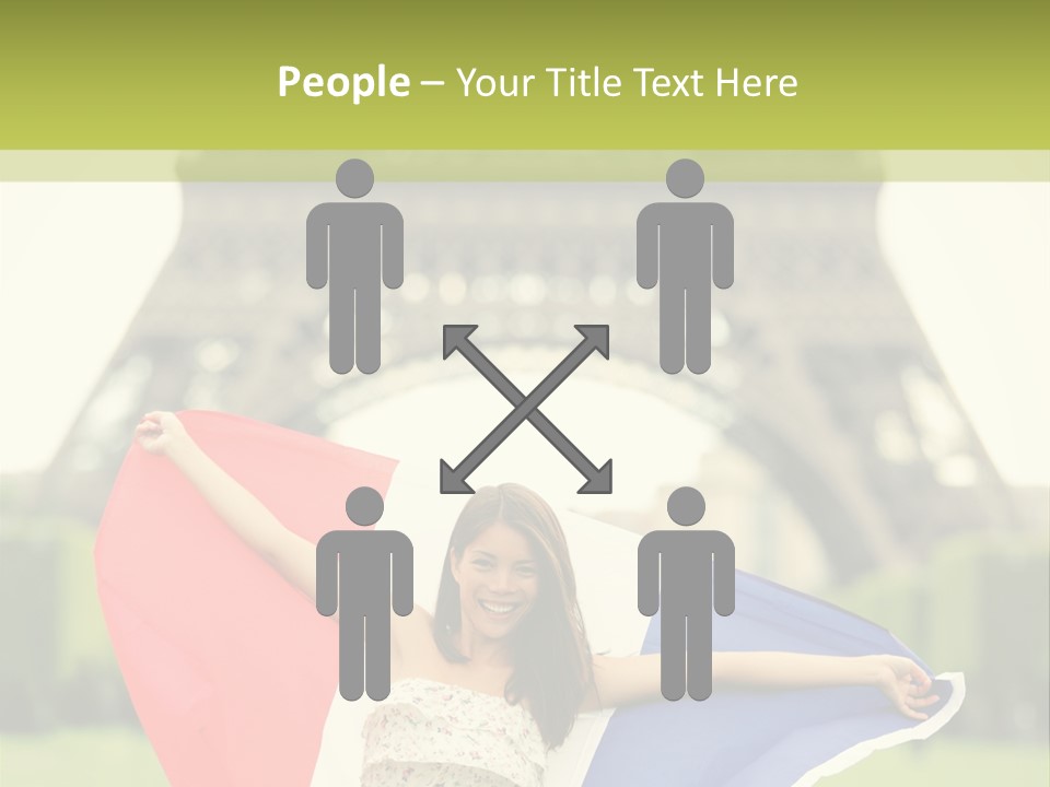 Tour Young Eiffel PowerPoint Template