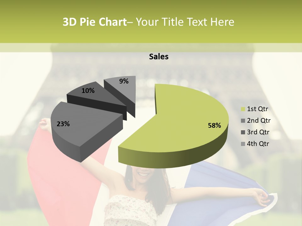 Tour Young Eiffel PowerPoint Template