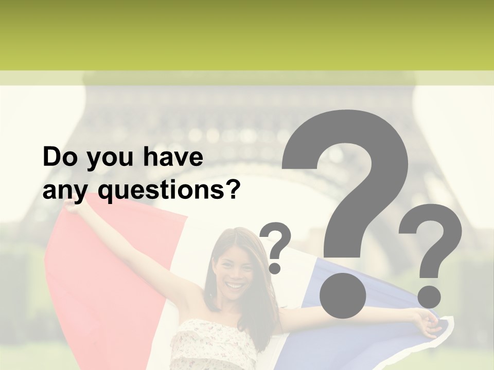 Tour Young Eiffel PowerPoint Template