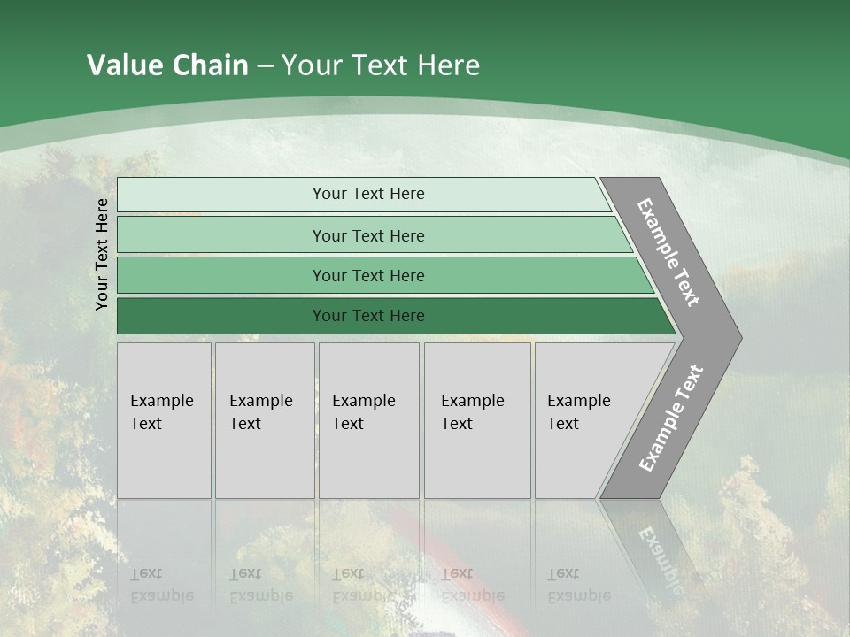 Nature Blue Trees PowerPoint Template