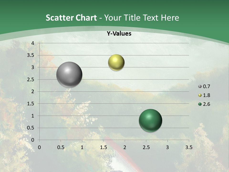 Nature Blue Trees PowerPoint Template