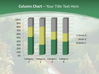 Nature Blue Trees PowerPoint Template