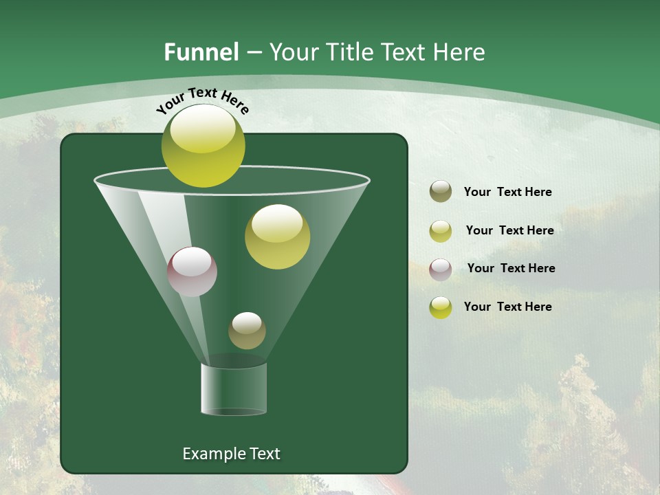 Nature Blue Trees PowerPoint Template