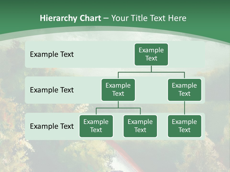 Nature Blue Trees PowerPoint Template
