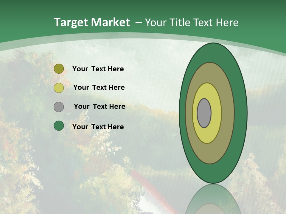 Nature Blue Trees PowerPoint Template