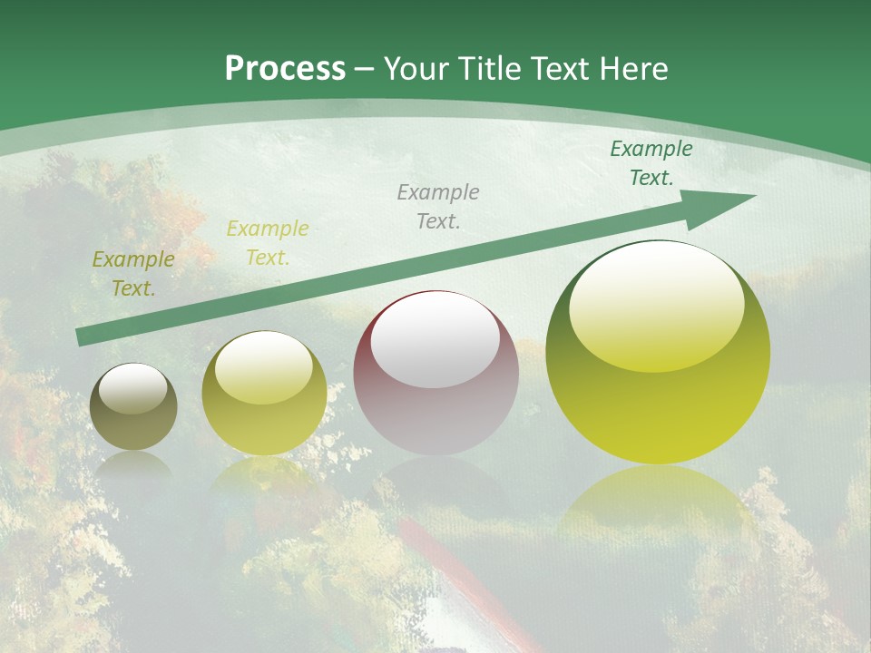 Nature Blue Trees PowerPoint Template