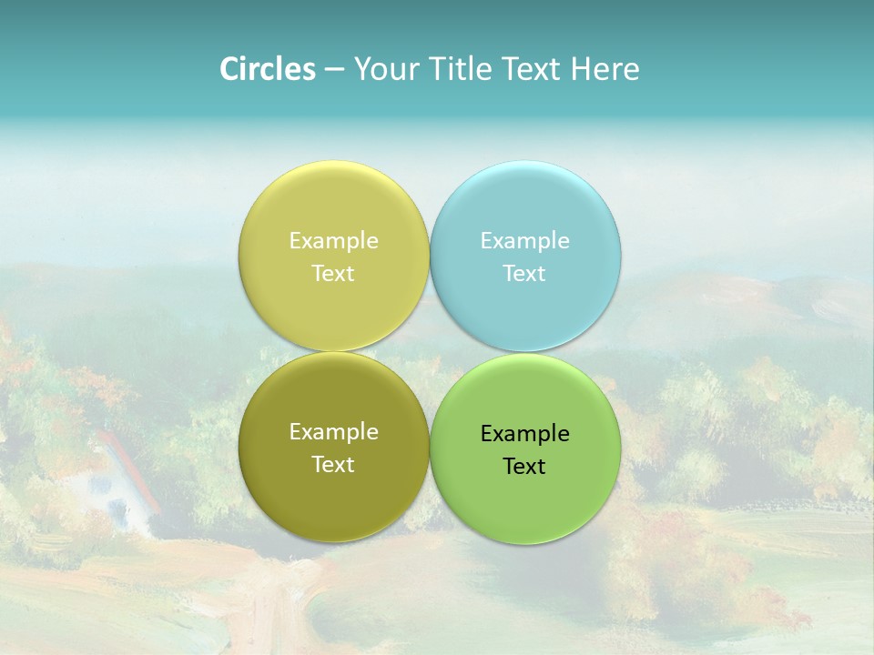 Seasson Oil Green PowerPoint Template
