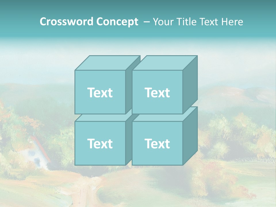 Seasson Oil Green PowerPoint Template