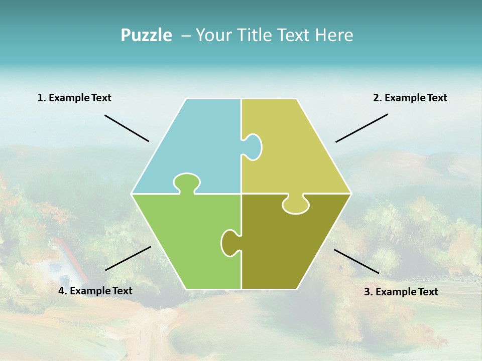 Seasson Oil Green PowerPoint Template