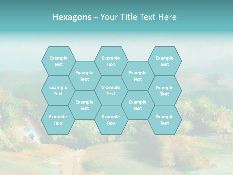 Seasson Oil Green PowerPoint Template