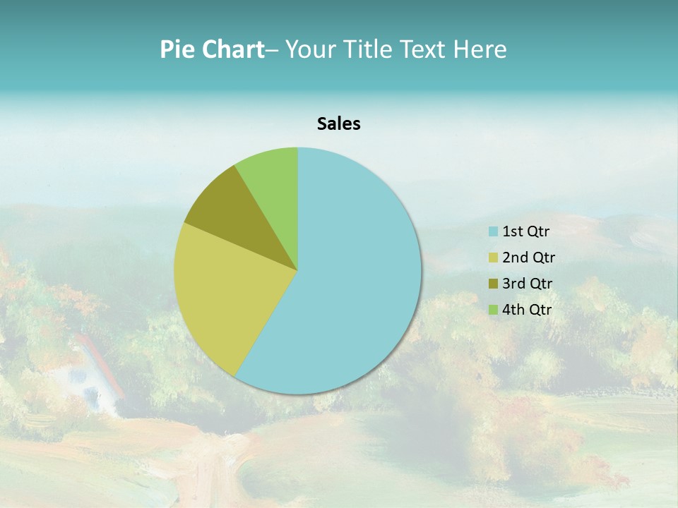 Seasson Oil Green PowerPoint Template