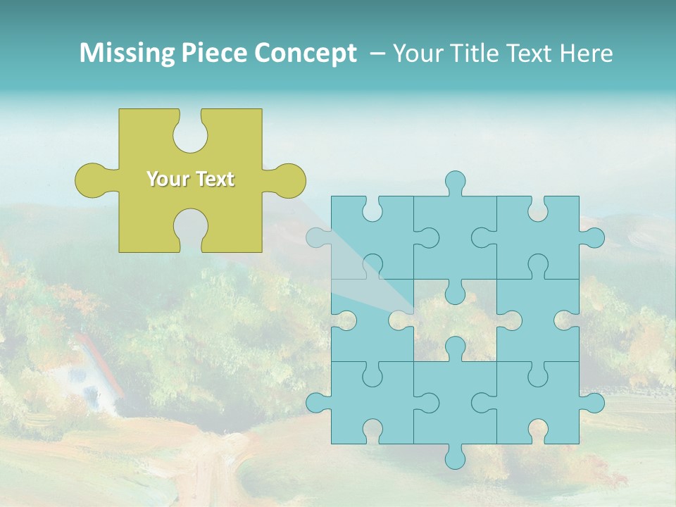 Seasson Oil Green PowerPoint Template