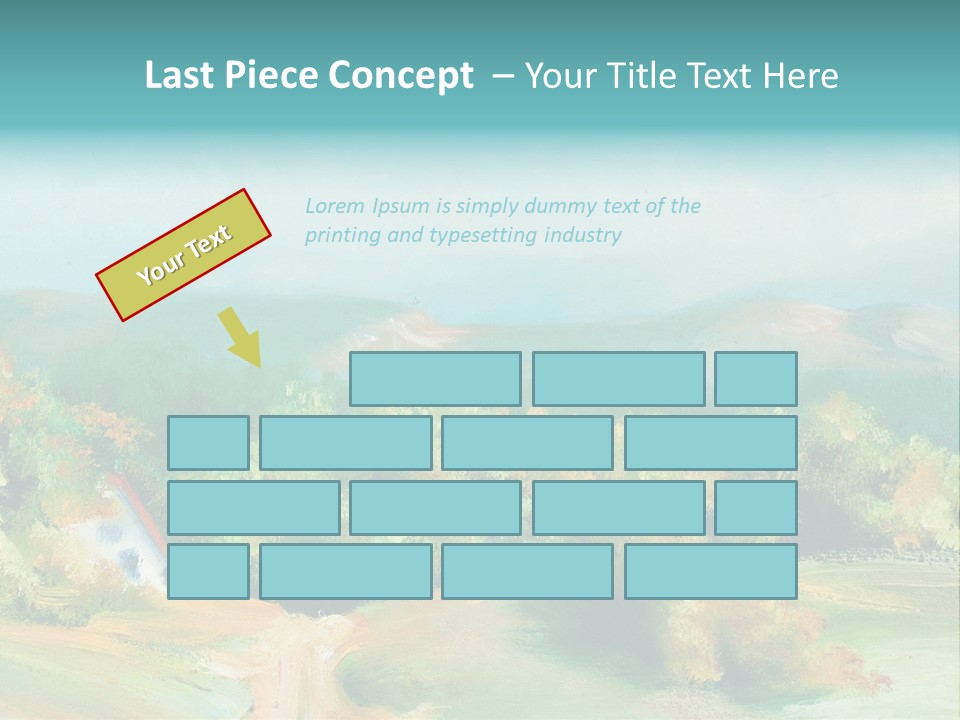 Seasson Oil Green PowerPoint Template