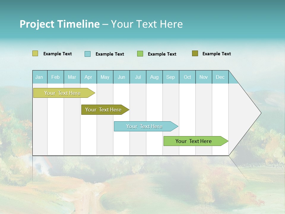 Seasson Oil Green PowerPoint Template