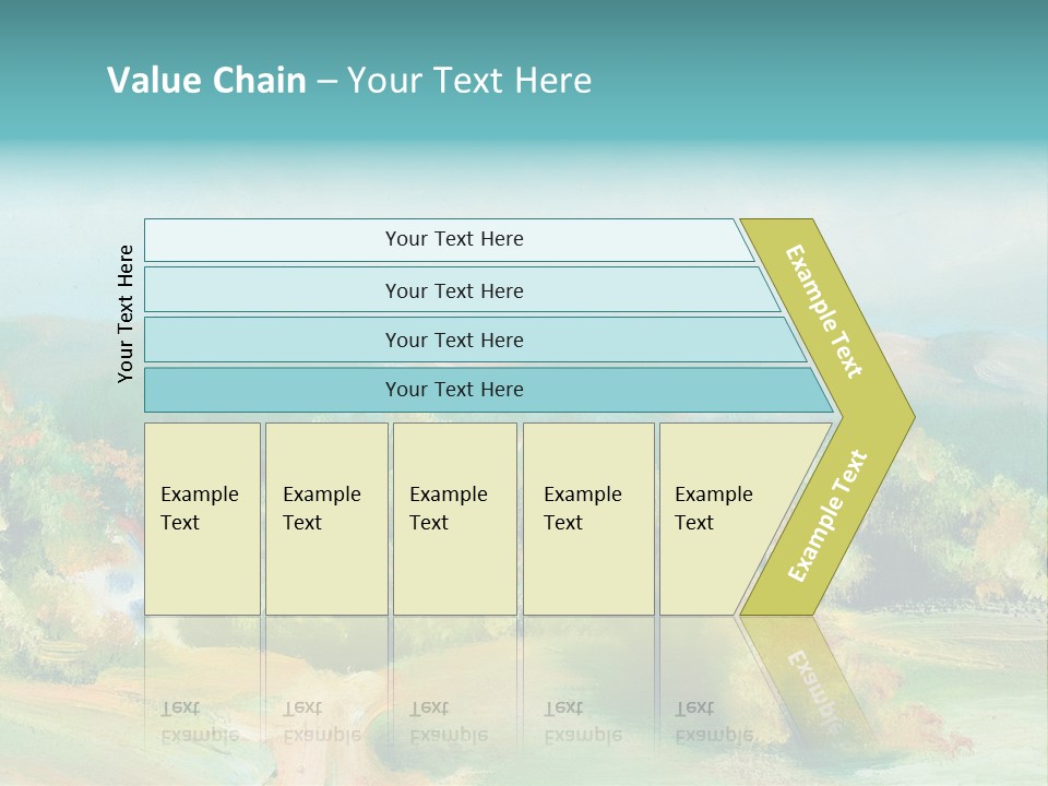 Seasson Oil Green PowerPoint Template