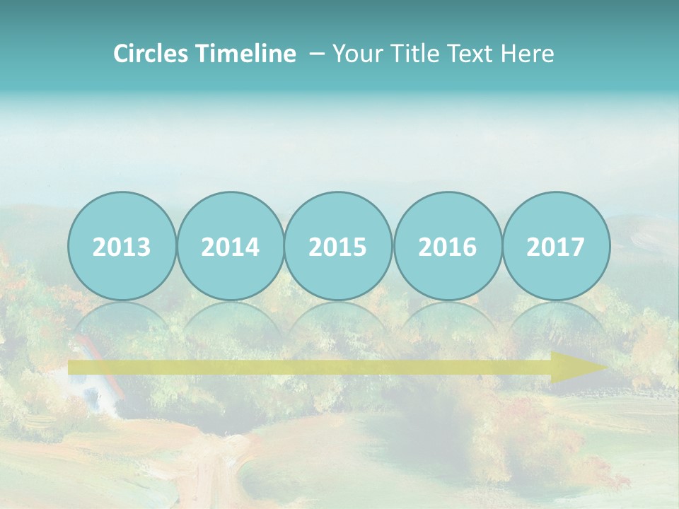 Seasson Oil Green PowerPoint Template