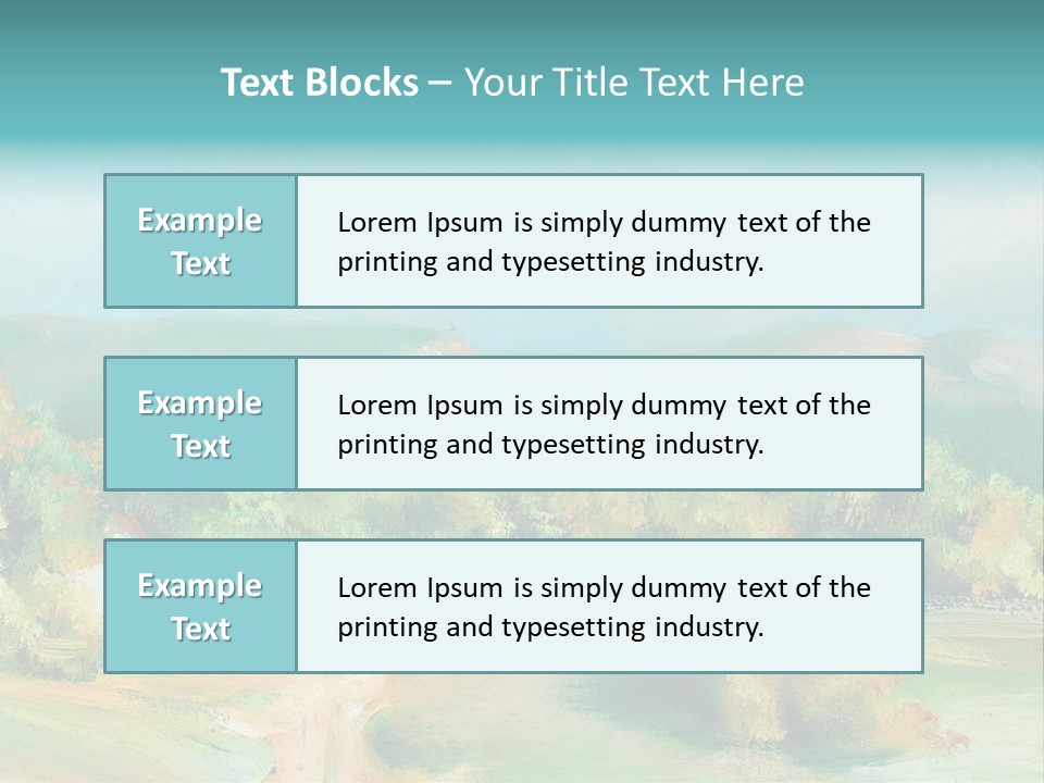 Seasson Oil Green PowerPoint Template