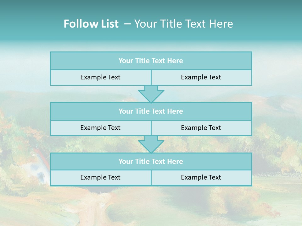 Seasson Oil Green PowerPoint Template