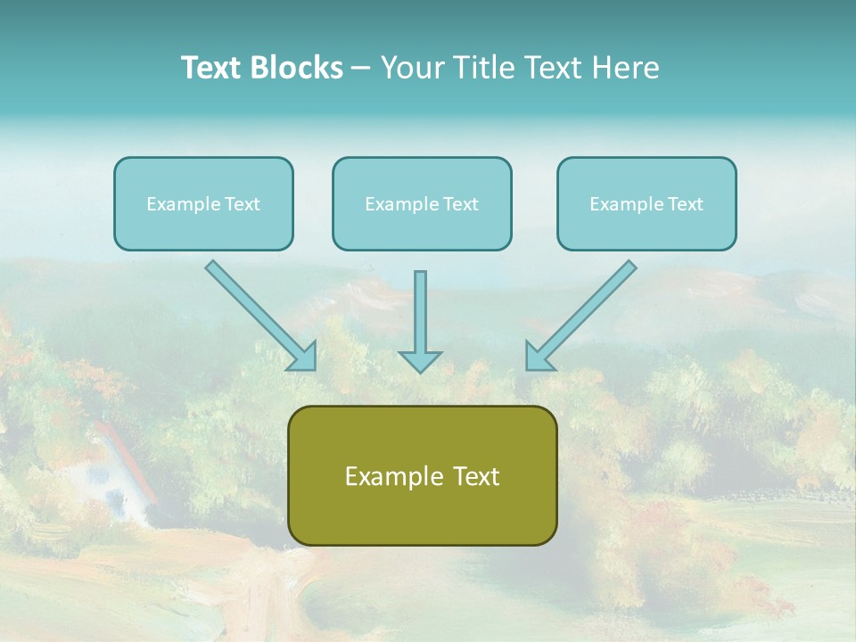 Seasson Oil Green PowerPoint Template