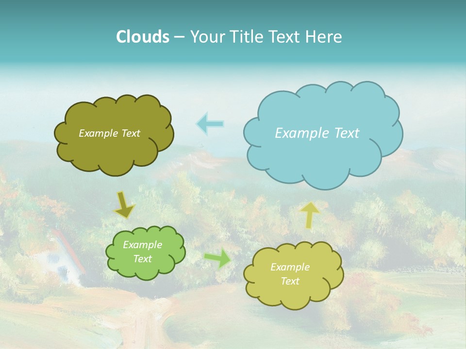 Seasson Oil Green PowerPoint Template
