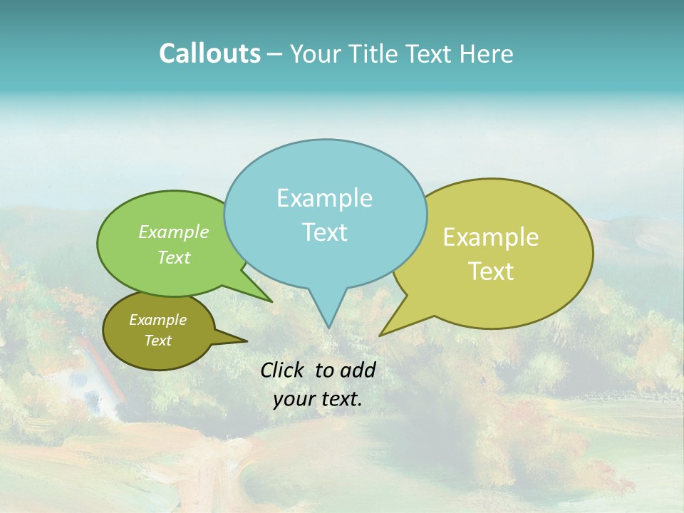 Seasson Oil Green PowerPoint Template