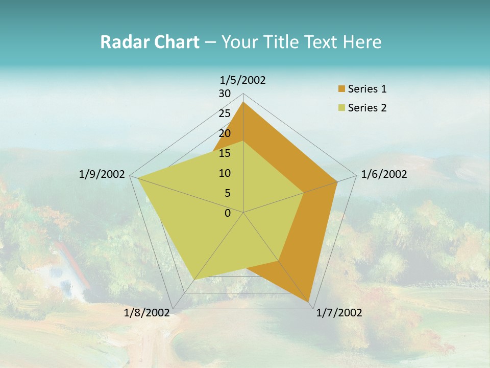 Seasson Oil Green PowerPoint Template