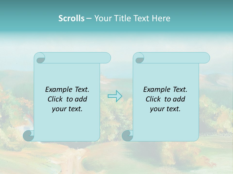 Seasson Oil Green PowerPoint Template