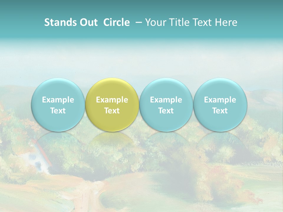 Seasson Oil Green PowerPoint Template