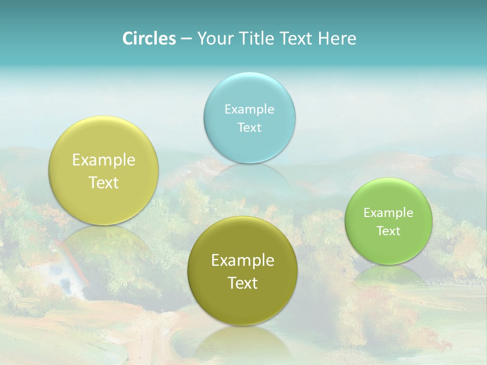 Seasson Oil Green PowerPoint Template
