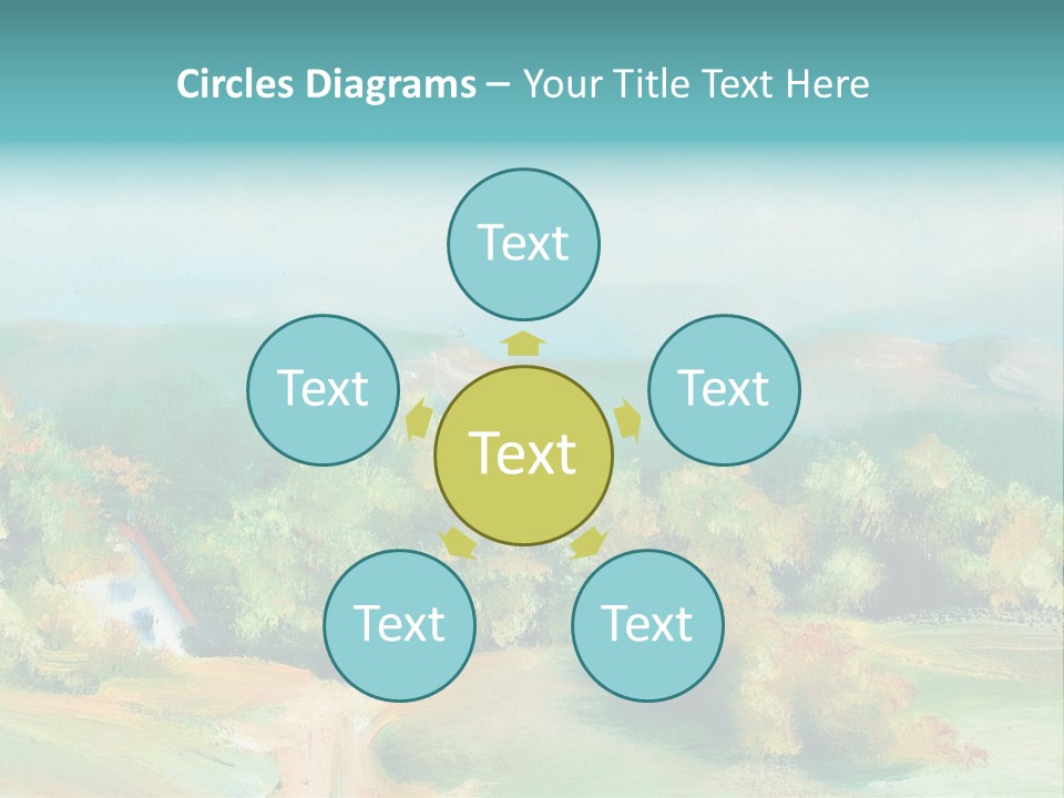 Seasson Oil Green PowerPoint Template