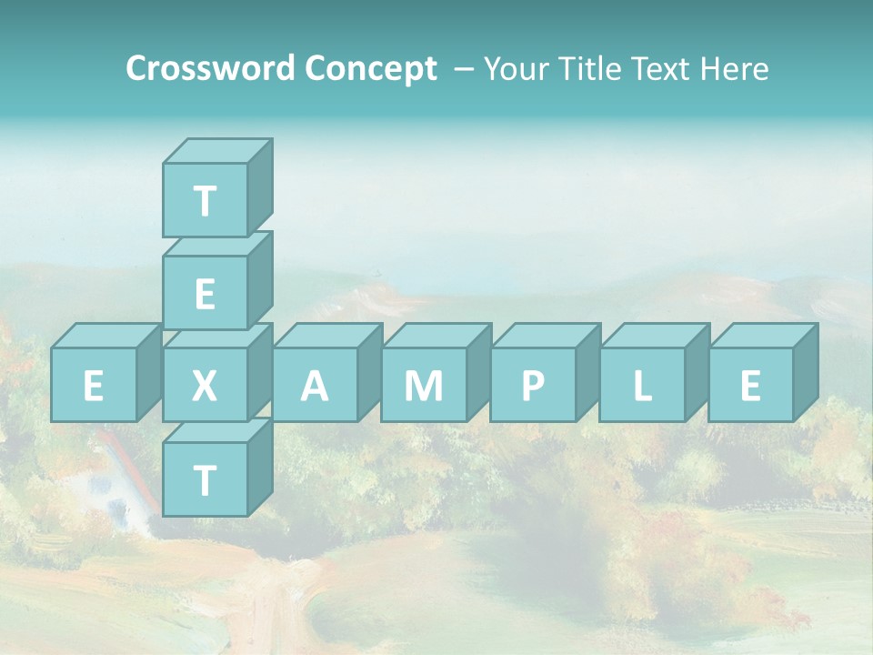 Seasson Oil Green PowerPoint Template