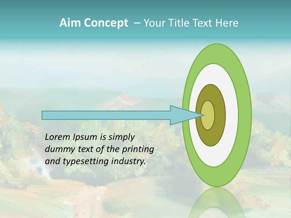 Seasson Oil Green PowerPoint Template