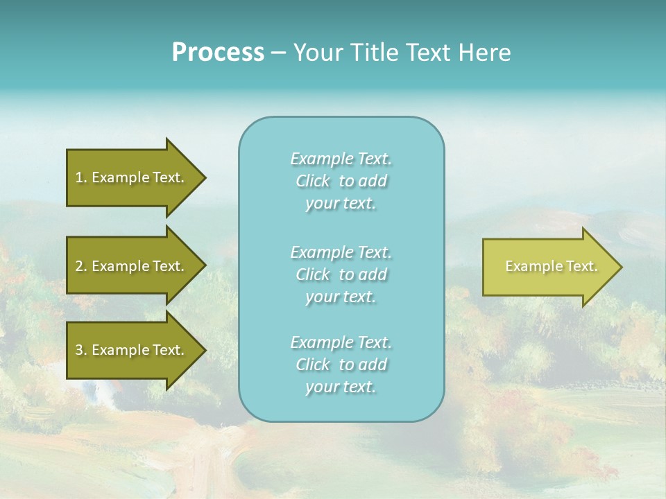 Seasson Oil Green PowerPoint Template
