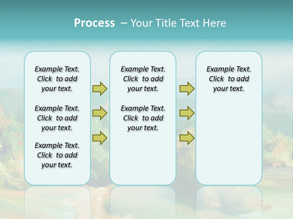 Seasson Oil Green PowerPoint Template