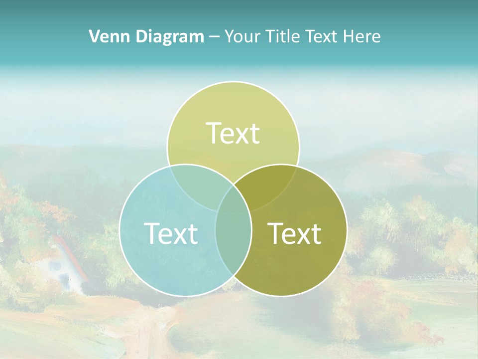 Seasson Oil Green PowerPoint Template